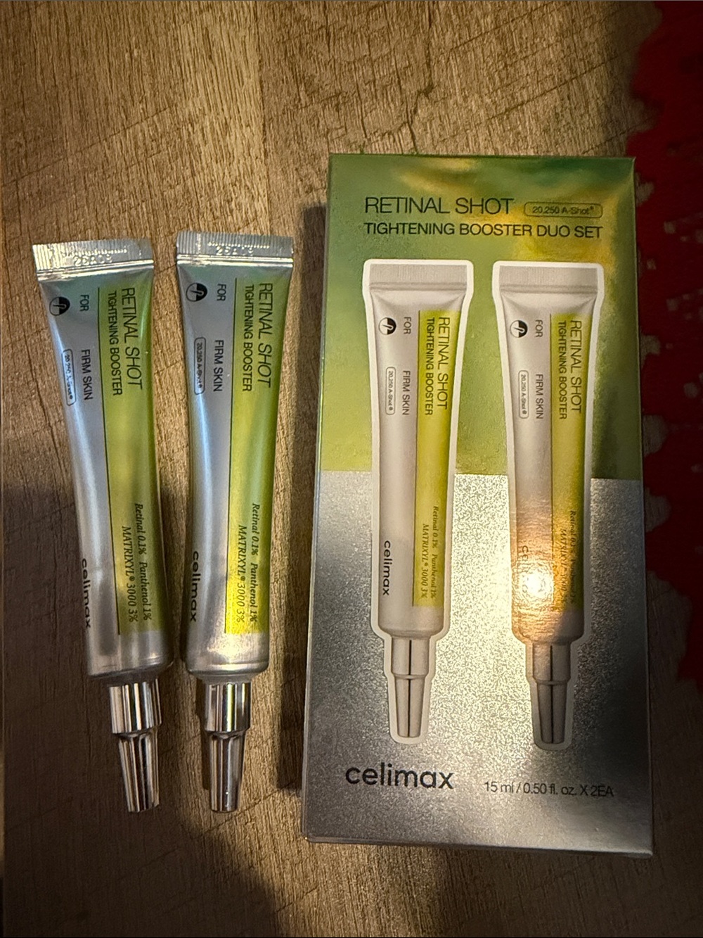 Celimax Retinal Shot Tightening Booster Duo - Green